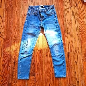 Zara Skinny Jeans (Size 04, Color Calm Blue)